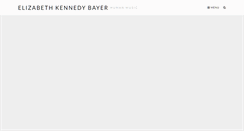 Desktop Screenshot of elizabethkennedybayer.com