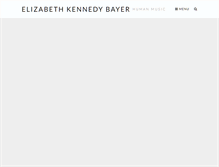 Tablet Screenshot of elizabethkennedybayer.com